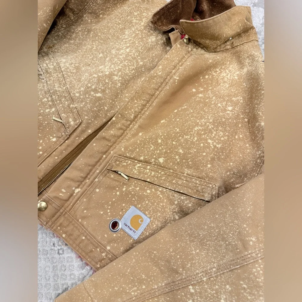 Reworked Vintage Carhartt Cropped Jacket - Picture 2 of 7